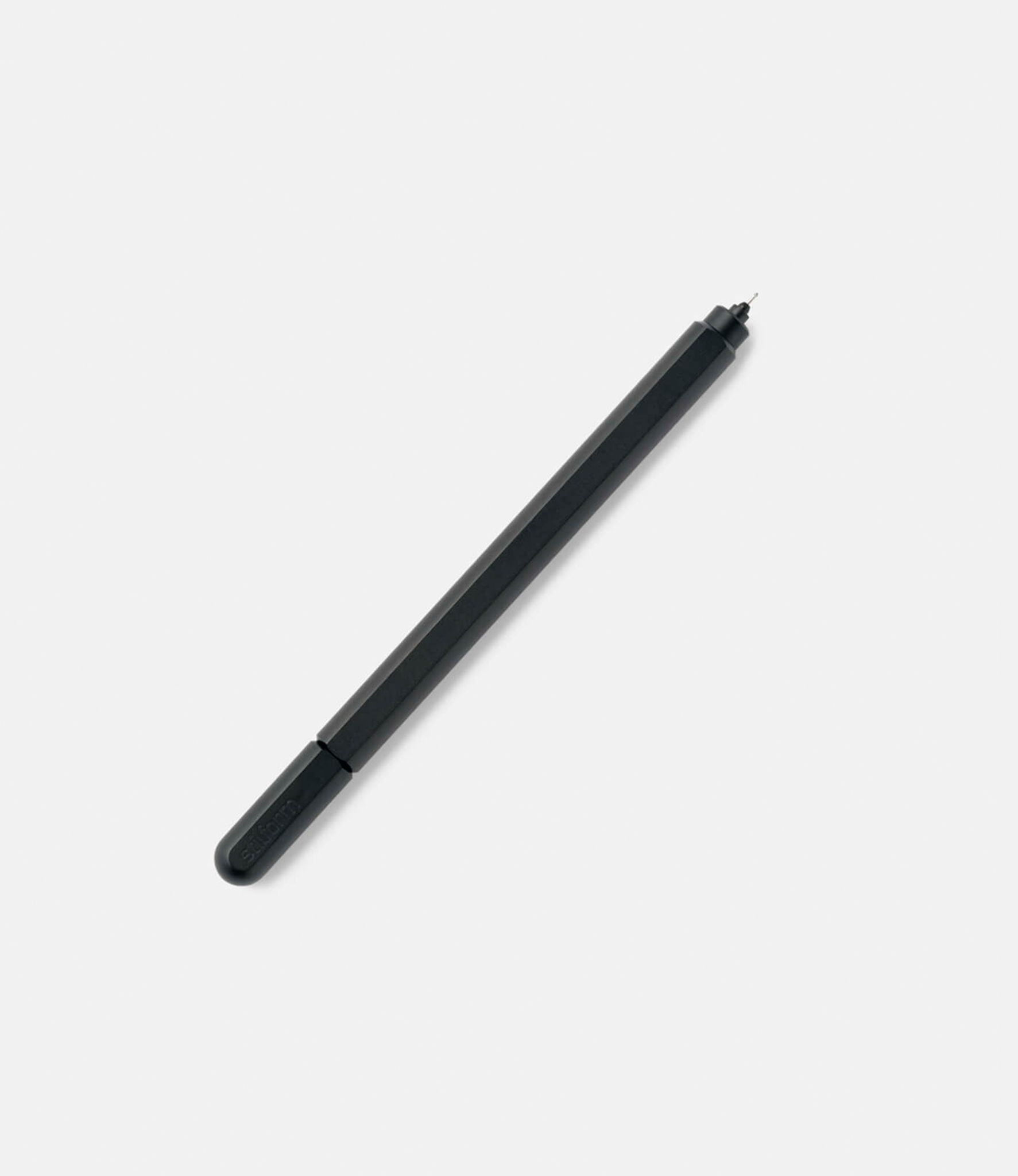 Stilform Arc Gel Pen Aluminium Black — гелевая ручка из алюминия
