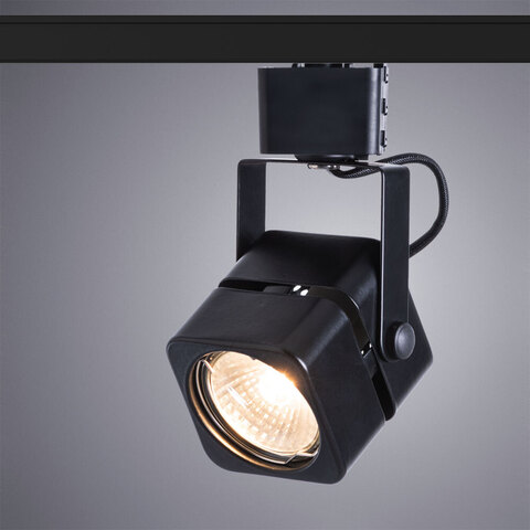 Светильник потолочный трековый Arte Lamp Misam A1315PL-1BK