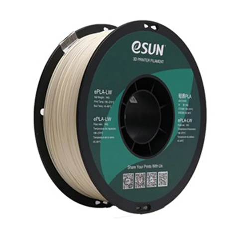 Катушка пластика ePLA-LW ESUN 1.75 мм 1кг., Натуральная