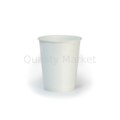 Стакан бумажный 250мл "Белый ' (30 уп/50 шт)