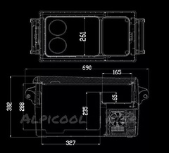 Купить автомобильный холодильник Alpicool CF-35 недорого.
