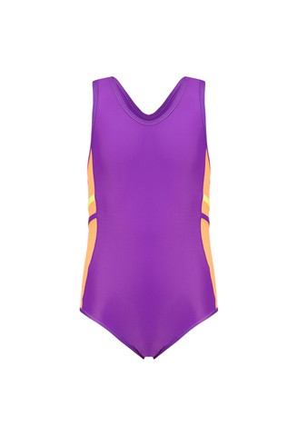 Слитный фиолетовый купальник ALIERA