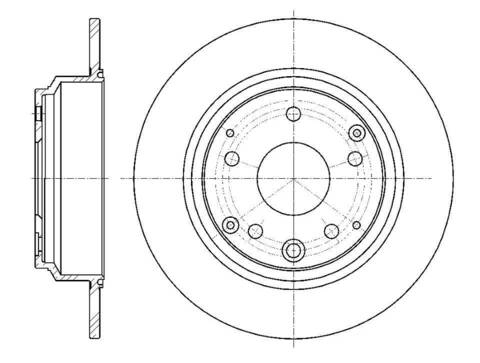 Диск тормозной G-brake  GR-01670