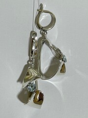Сенга (серьги из серебра)