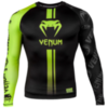 Рашгард Venum Logos Black/Neo Yellow