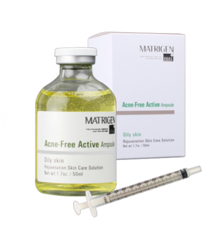 Matrigen Acne Free Active Ampoule Ампульная сыворотка для жирной кожи, 50 мл (16.05.2024)