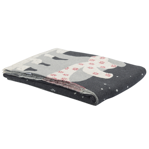 Плед 130х180 Tkano New Year Essential Polar bear