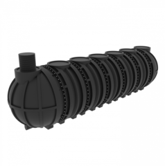 Емкость подземная горизонтальная Мультпласт M35 35000 л. горизонтальная (9150x2400x2400см;1250кг;черный) - арт.555434.35
