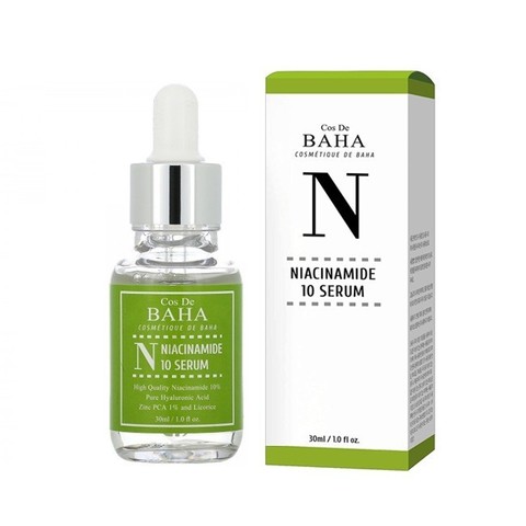 Cos De BAHA NIACINAMIDE 10% + ZINC 1% SERUM Сыворотка с ниацинамидом 10% и цинком 1%, 30 мл