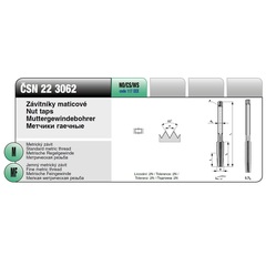 Метчик М10х1,5 (Гаечный) CSN223062 115CrV3 6h(2N) 0,7xL2 110мм a=5,6 Bucovice(CzTool) 117100