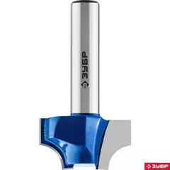 ЗУБР 25.4 x 14 мм, радиус 6.3 мм, фреза пазовая фасонная №1, Профессионал (28740-25.4)