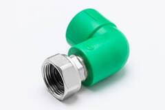 Угольник с накидной гайкой RIIFO Alba PP-R/латунь 25-1/2"НГ зелёный