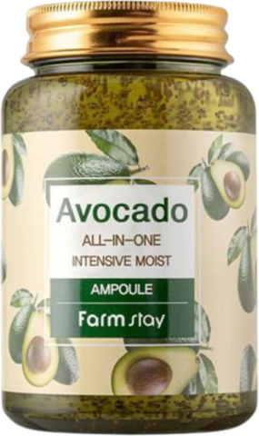 Farmstay Avocado All - ln - One Intensive Moist Ampoule Сыворотка многофункциональная с экстратом авокадо