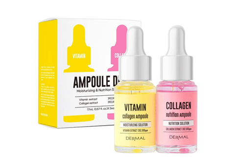 Сыворотка для лица «Витамины и коллаген» DERMAL, 2шт