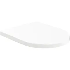 Villeroy&Boch Subway 3.0 8M42S101 Сиденье для унитаза, Villeroy&Boch, Subway 3.0, с крышкой, ширина, мм-370, глубина, мм-438, с плавным опусканием, с функцией QuickRelease, материал шарниров-нержавеющая сталь, цвет шарниров-нержавеющая сталь, материа фото