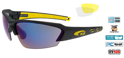 Очки Goggle Hawk Race Black-Yellow