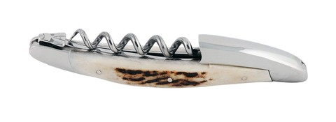 Нож складной 12см Forge de Laguiole SOMMELIERS рукоятка из оленьего рога