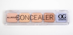 OG-FB6126B Консилер для лица на палетке тон 02 беж+лаванда, All Round Concealer (5 тонов)
