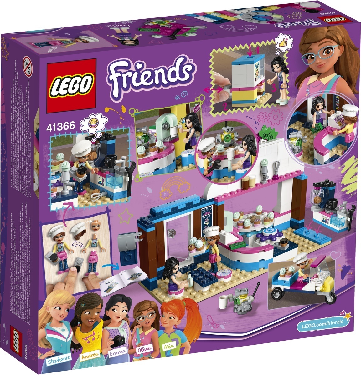 Конструктор LEGO Friends 41366 Кондитерская Оливии купить в Москве |  Доставка по России.