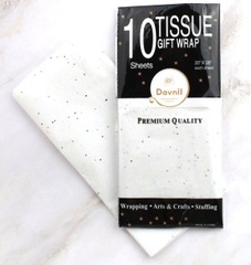 Бумага тишью мраморная с блестками 50х66 см (10 листов)