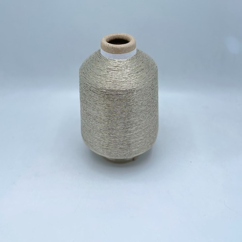 Kyototex (пр.Япония),art-Abigail-Pedy 450м / 100 гр. 14% Металлик (Люрекс). 73%Вискоза. 13% Японская бумага , цвет-Светло-бежевый(2) , арт.28266