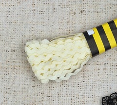 Тесьма "Вьюнок", ш. 5 мм,  айвори