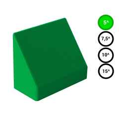 Элемент наклонный для GigaBloks Outdoor зеленый