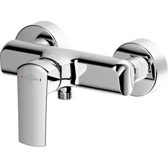 Villeroy&Boch  TVS10200100061 Смеситель для душа, Villeroy&Boch, Subway 2.0, тип открывания воды-рычажный, монтаж-вертикальный (настенный), отверстия для монтажа-2, материал-латунь, цвет-хром фото
