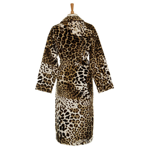 Халат-кимоно сатиновый Roberto Cavalli Bravo коричневый