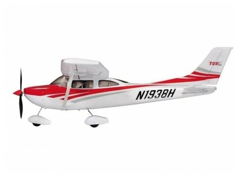 Радиоуправляемый самолет Top RC Cessna 182 400 class красный 965 мм RTF 2.4G - TOP003C