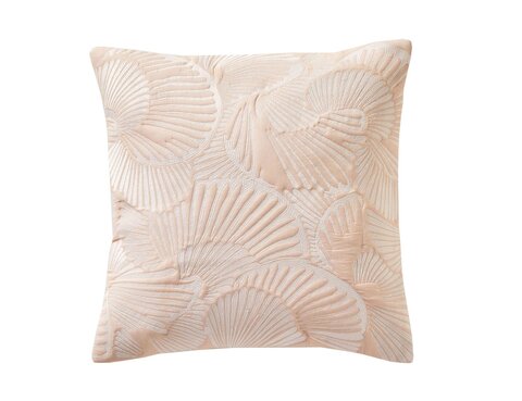 Подушка декоративная 45х45 Blanc des Vosges Sillages Poudre