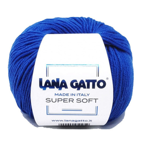 Пряжа Lana Gatto Super Soft 13993 т.голубой (уп.10 мотков)