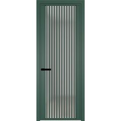 Алюминиевая дверь 3AGP зелёный воск остеклённая