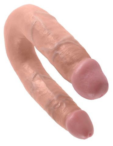 Двусторонний фаллоимитатор U-Shaped Medium Double Trouble - 34,6 см. - Pipedream King Cock PD5514-21