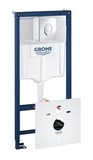 Система инсталляции для унитаза GROHE Rapid SL с панелью смыва Skate Air (3 режима), комплект 4-в-1 (1,13 м) (38750001)