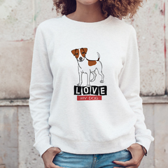 Свитшот "Джек - люблю свою собаку"
