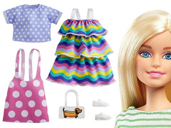 Набор одежды для Barbie, платье, топ, аксессуары