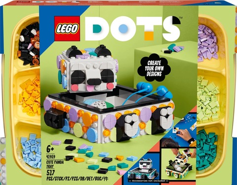 Lego konstruktor DOTS 41959 Cute Panda Tray