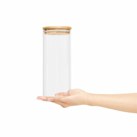 Стеклянная емкость для хранения продуктов ECO STORAGE L, вместимость: ок. 850 ml