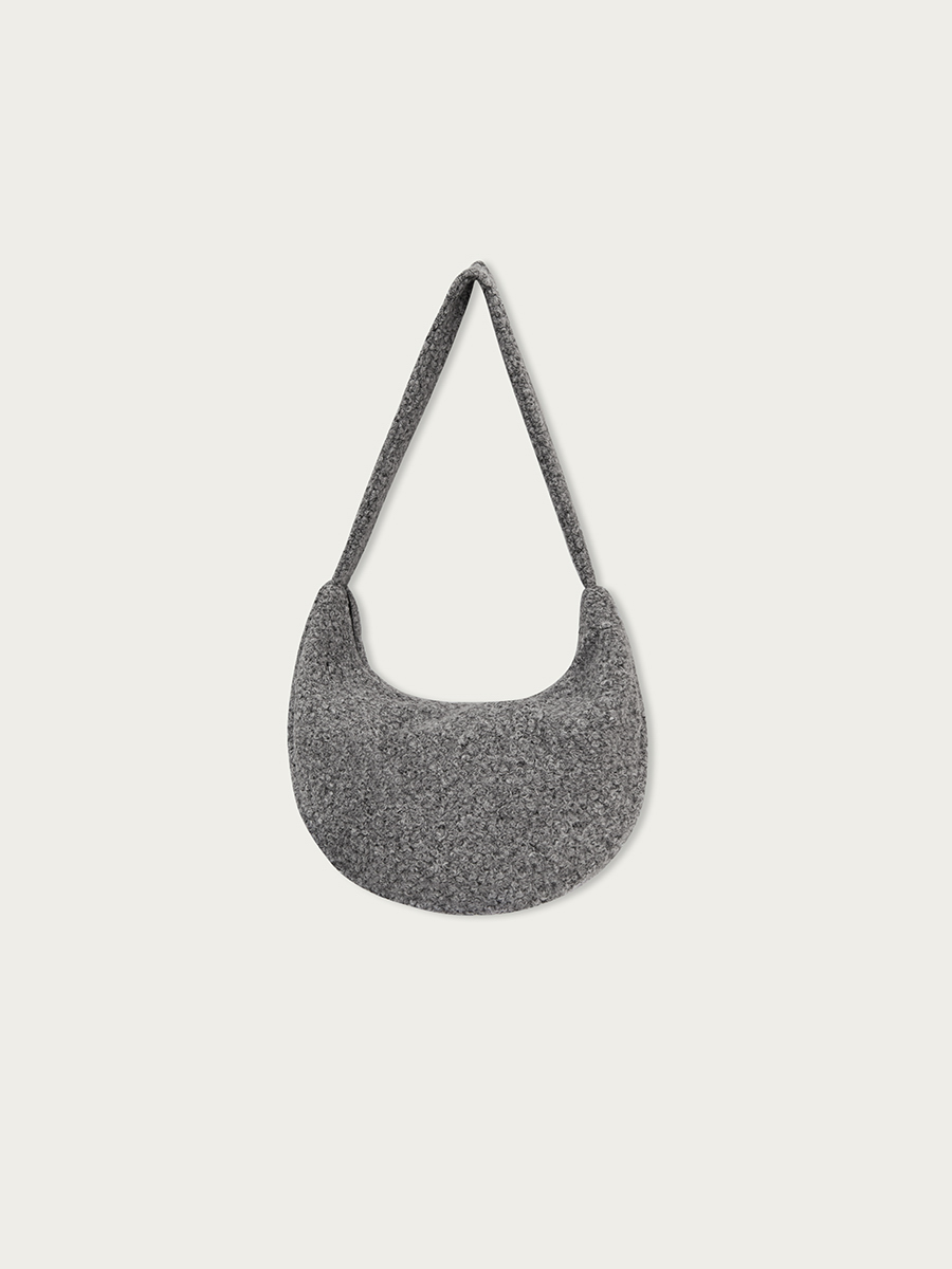 

Сумка Нарва из меха, Серый