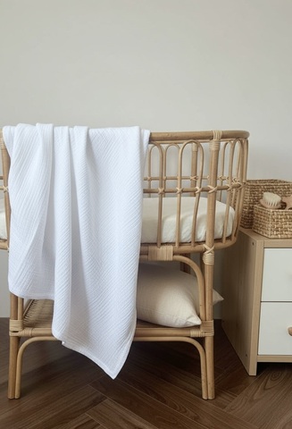 Плед муслин "Белый"