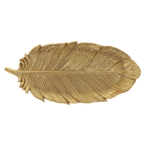 Декоративное блюдо (24*11,5*2 см) - Золото