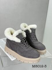 Ботинки зима нат. замша по 8 пар (36-41)р./ M8012-3