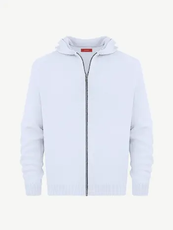 Толстовка на замке из шелка