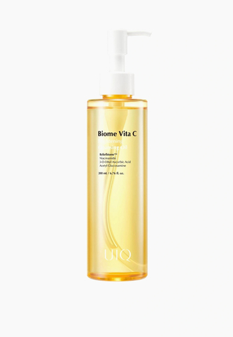 UIQ, Biome Vita C Brightening Cleansing Oil Гидрофильное масло с витамином С, 200 мл