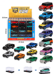 Металлически машинки 60 в уп 7 см ассорти Джипы