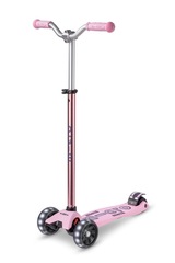 Самокат Maxi Micro Deluxe Pro LED пудровый