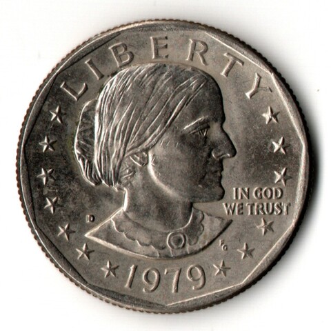 1 доллар США 1979 года. Сьюзен Энтони.