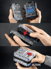 ЗУБР Компакт 74 предм., система стыковки Z-БОКС, универсальный набор инструмента,Профессионал(25283)