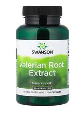 Swanson Экстракт корня валерианы, стандартизированный, 120 капсул